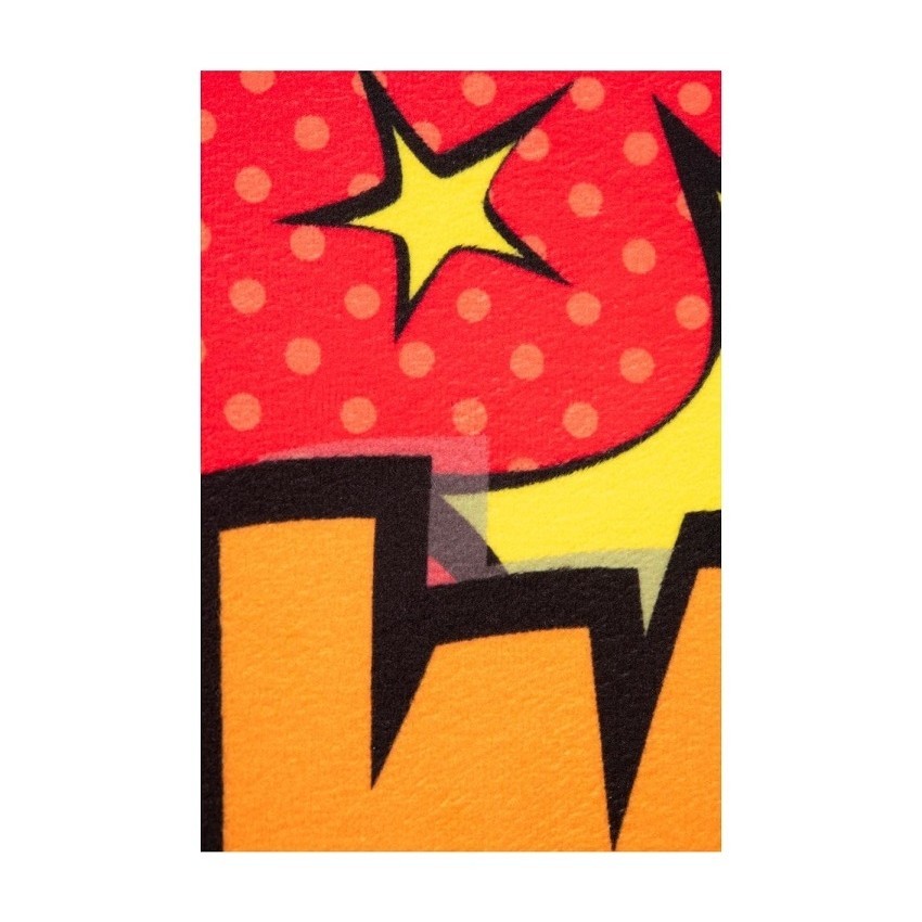 Fauteuil de salon Excelsa Pop, style bande dessinée, multicolore, cod.68589 Excelsa